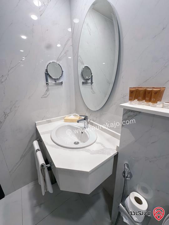 شقة مساحة 140م طابق اول للايجار مفروشة في عمان - الدوار الخامس ايجار يومي - أسبوعي - شهري 