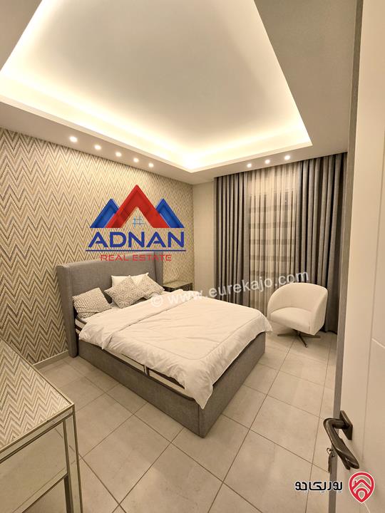 شقة ارضية مفروشة مساحة 250 متر مع كراج ومدخل خاص للايجار في عمان - أم أذينة