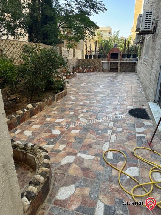 شقة شبه أرضية مساحة 150م للايجار في عمان - الرابية