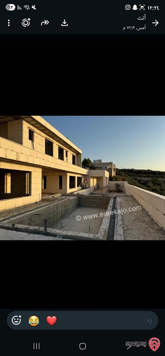 فيلا مساحة 500م على ارض 870م للبيع في عمان - شارع الاردن مقابل مطعم قصر الجبل