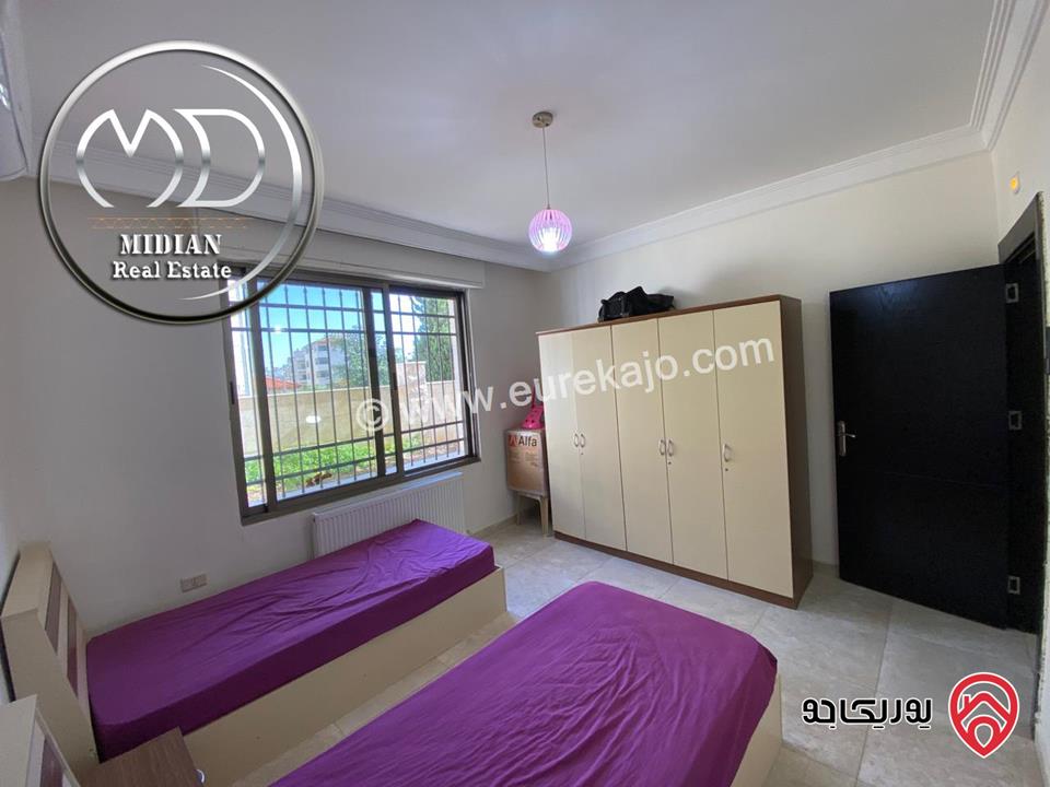 شقة شبه ارضي للبيع في عمان - خلدا العوجانية مساحة 200م مع تراسات و حدائق سوبر ديلوكس بسعر مميز