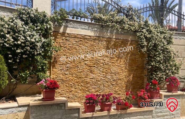 شقة مميزة مشمسة شبه ارضية مساحة 200م داخلي و 150م خارجي للايجار في عمان - خلدا 