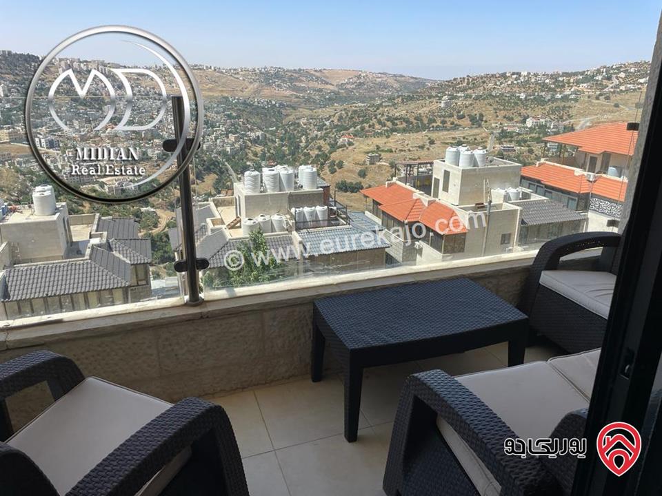 شقة مفروشة للايجار في عمان - الكرسي مساحة 270م 4 نوم طابق اول تشطيبات و ديكورات فاخرة اطلالة رائعة