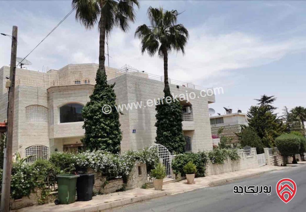 فيلا مستقلة مساحة 1 دونم على ارض 808م للبيع في عمان - عبدون 