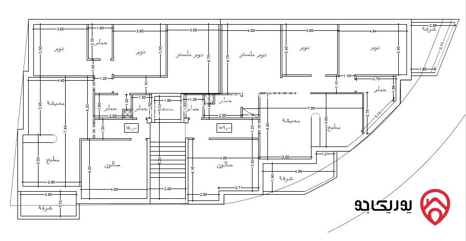 ارض مميزة مساحة 623م تصلح لشركة اسكان للبيع في عمان - حي الصحابة قرب تقاطع عميش 