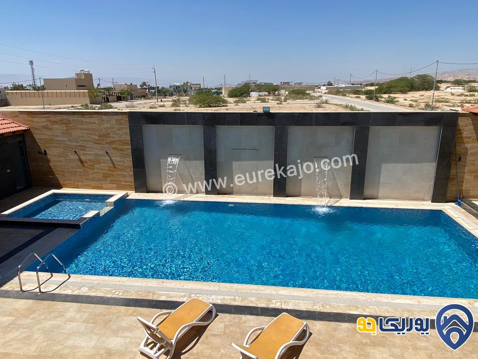 مزرعة - شاليه أيمن Ayman Chalet للايجار اليومي في البحر الميت 