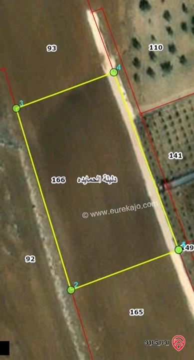 قطعة أرض مساحة 6 دونم و 280م للبيع في مادبا بجانب الجامعة الامريكية