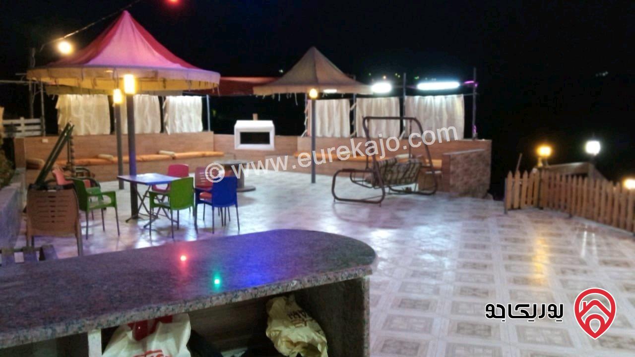 مزرعة مساحة الأرض 5 دونم و 150م عليها بناء 200م للبيع في المفرق