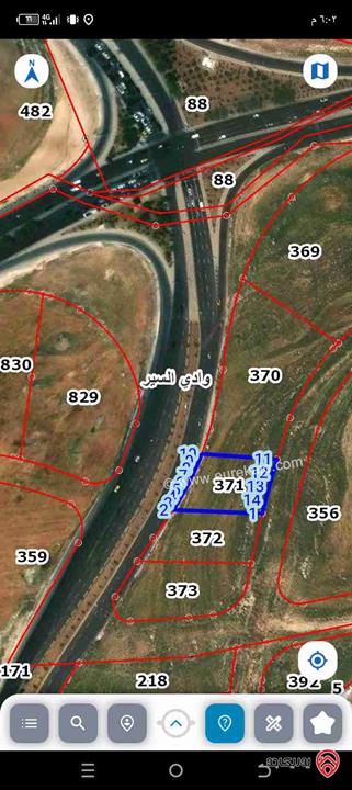أرض مساحة 2 دونم للبيع في عمان - كريدور عبدون