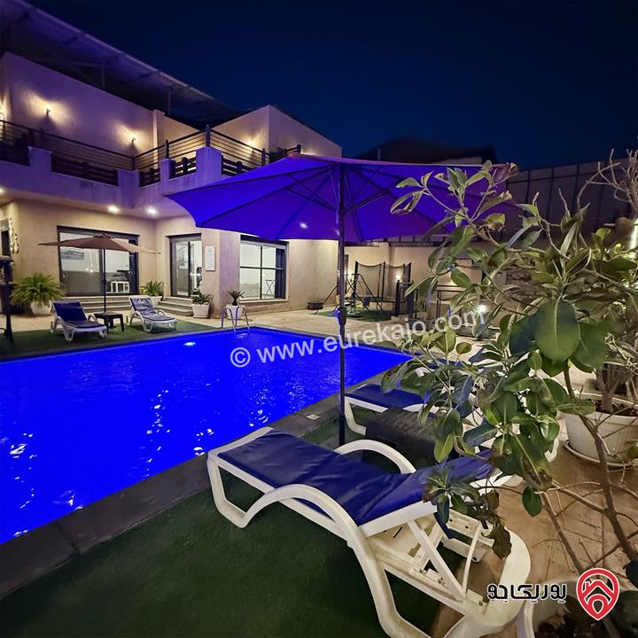 شاليه/مزرعة مساحة الأرض 400م والبناء 200م للبيع في البحر الميت - جوفة الكفرين