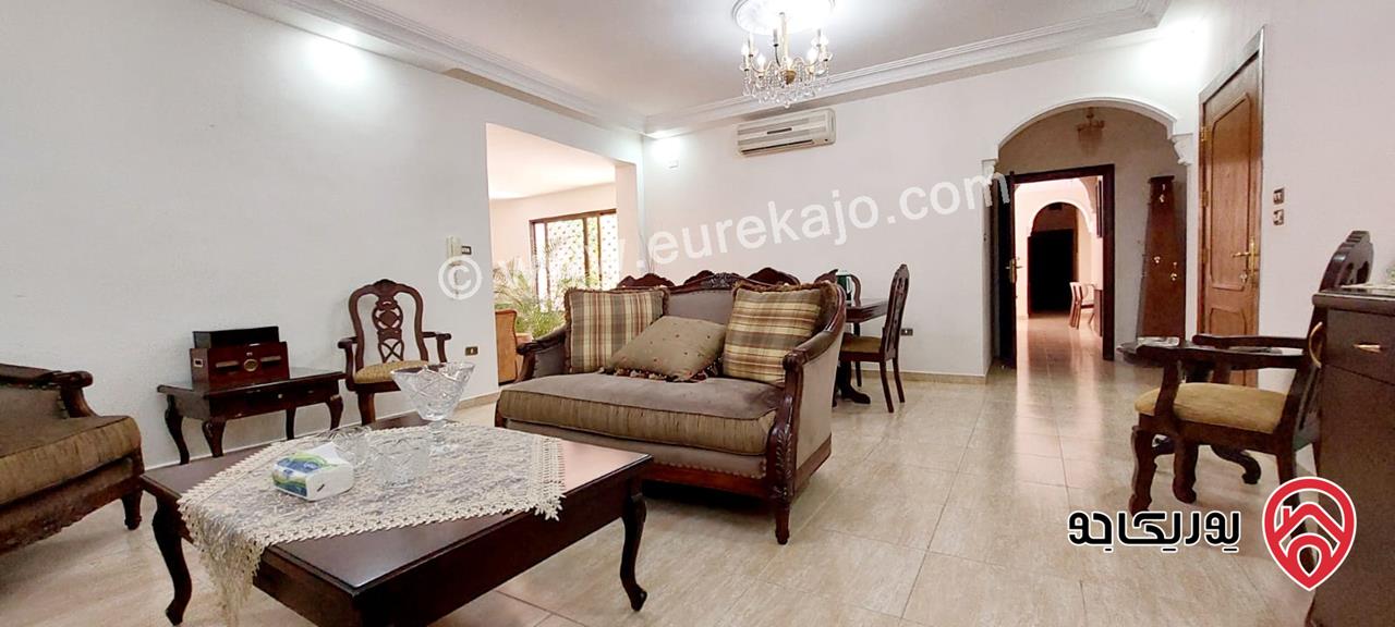 شقة شبه أرضية مساحة 200م مع حديقة 100م للبيع في عمان - الصويفية