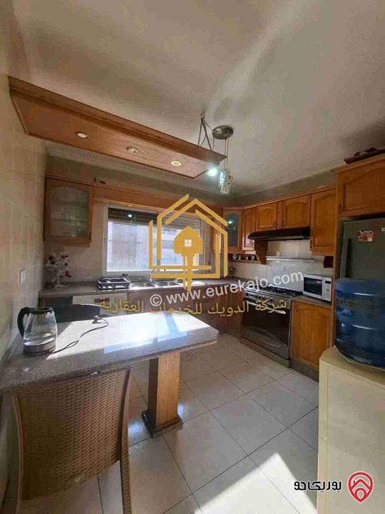 شقة مفروشة طابق اول مساحة 110م للإيجار في منطقة عمان - الدوار السابع 