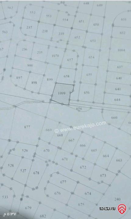 قطعة أرض مميزة مساحة 965م للبيع في عمان - الجبيهة تصلح لفيلا أو إسكان 