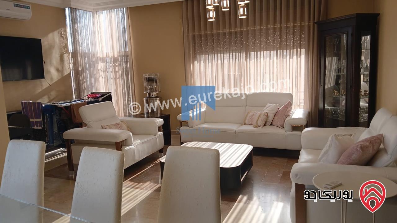 شقة طابقية طابق ثاني 170م تشطيب سوبر ديلوكس للبيع في عمان - الرابية