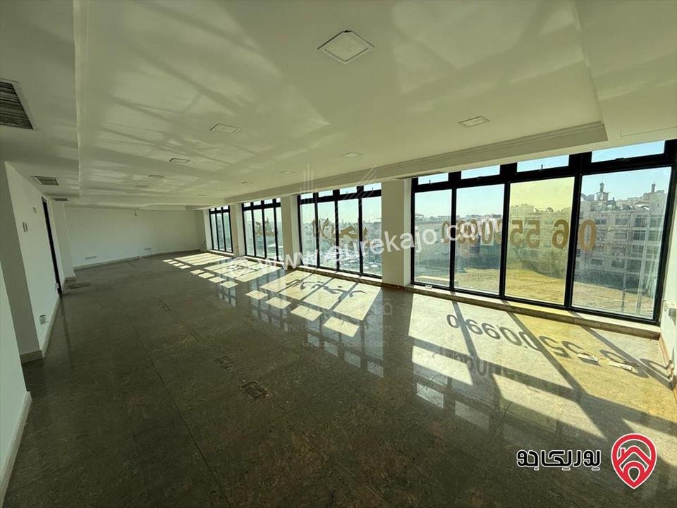 مكتب تجاري مساحة 142م للايجار في عمان - الشميساني