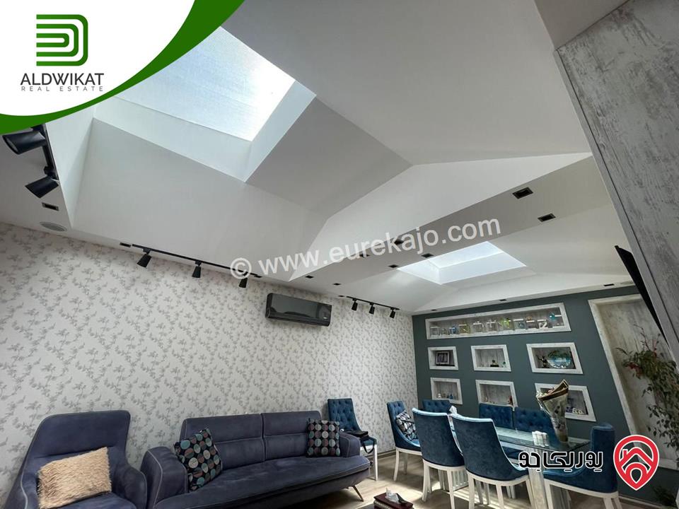 شقة ارضية دوبلكس للبيع في عمان - ام السماق مساحة 350م ومساحة الحديقة 50 و الترس 55م موقع مميز