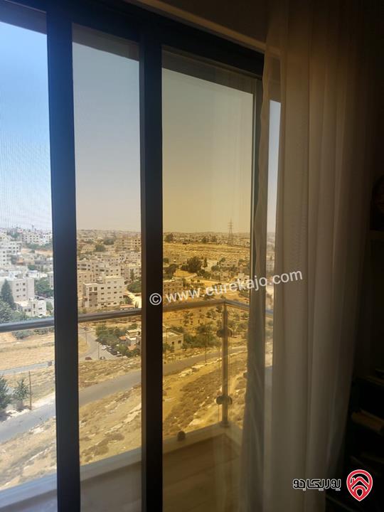 شقة طابق ثالث دوبلكس مساحة 265م مفروش فاخر للبيع في عمان – طريق المطار | حي حويطي – خلف المدارس العالمية بإطلالة بانورامية ساحرة على عمّان وشارع المطار