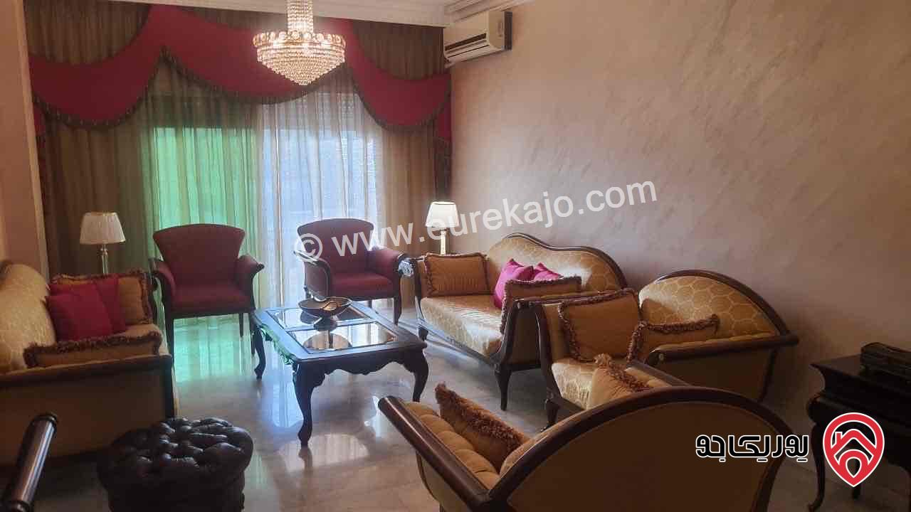 شقة مفروشة طابق أرضي مساحة 180م للإيجار في عمان - دير غبار 