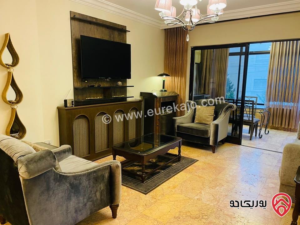 شقة مفروشة طابق اول من فيلا مساحة 150م للايجار مفروشة في عمان - الجبيهة 