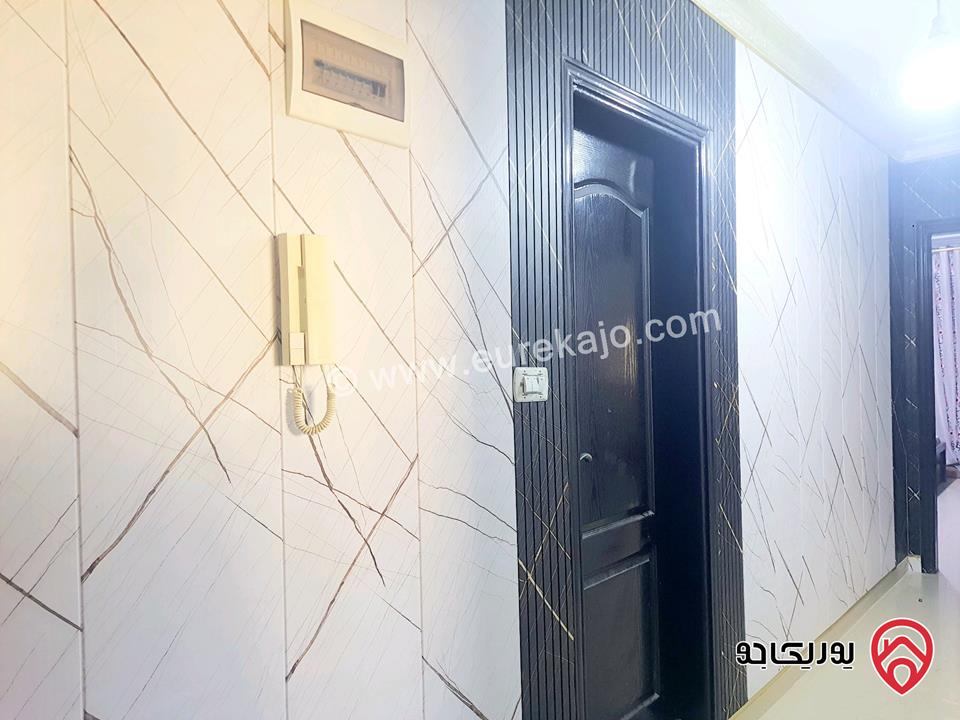 شقة مفروشة أرضية مساحة 150م للايجار في اربد - حي الراهبات 