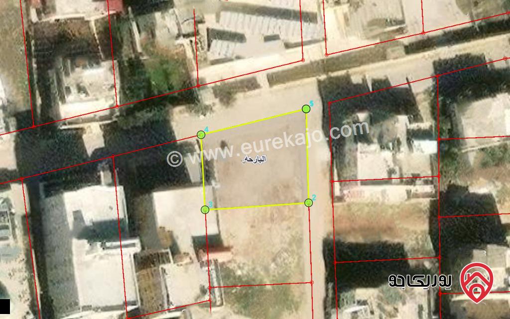 قطعة ارض مساحة 592م للبيع في اربد - شمال شارع القدس