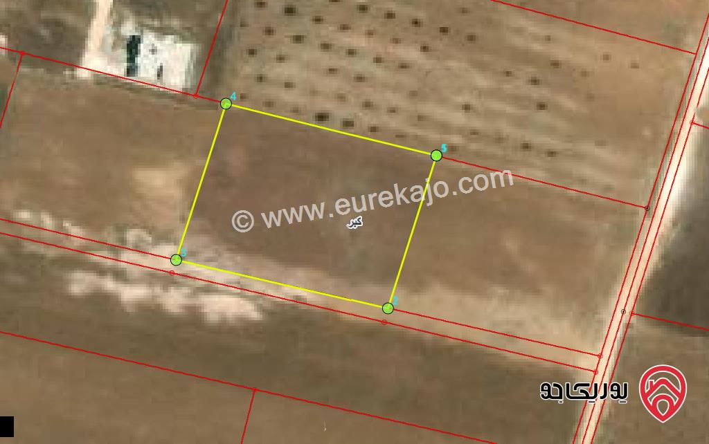 قطعة ارض مساحة 4 دونم و 473م للبيع في اربد - على جسر نعيمة 