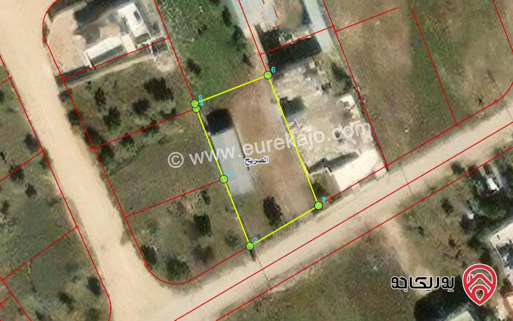 قطعة ارض مساحة 726م للبيع في اربد - جنوب صالة السفير 