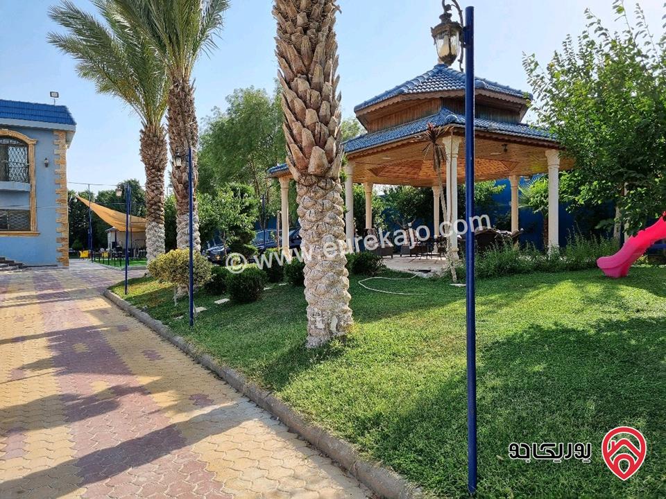مزرعة مميزة مساحة البناء 500م على أرض 5 دونم للبيع في عمان - حسبان