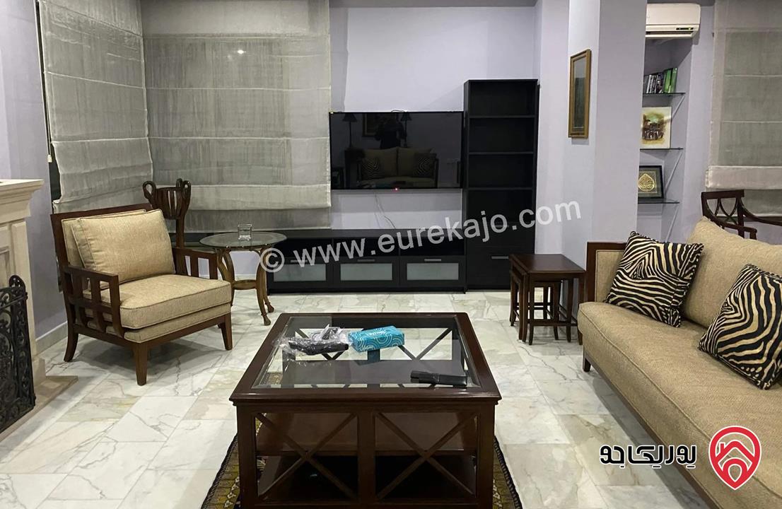 شقة طابق اول مساحة 190م مفروشة للايجار في عمان - عبدون 