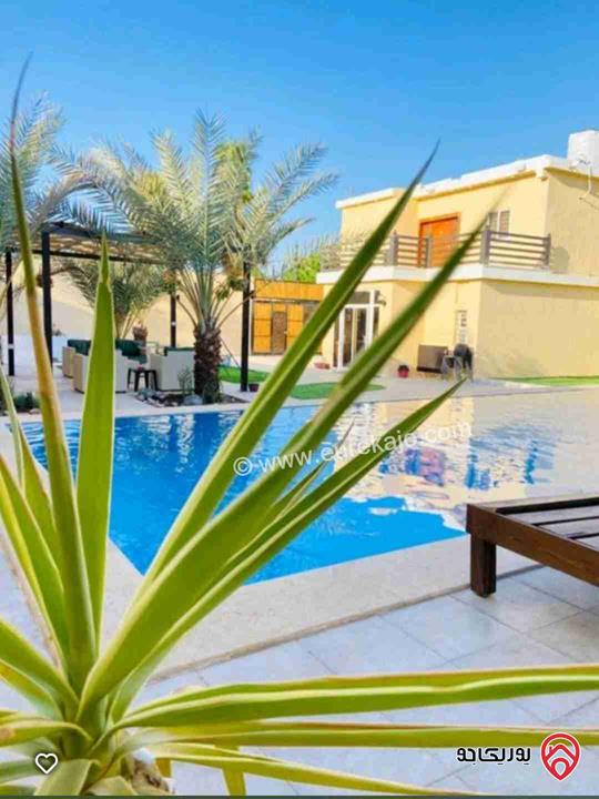 شاليه كافانا للايجار اليومي في البحر الميت - جوفة الكفرين