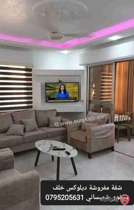 شقة مفروشة ديلوكس مساحة 65م للايجار من المالك مباشرة في عمان - الجاردنز 