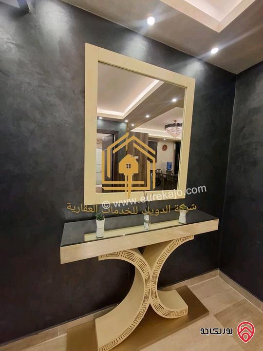 شقة مفروشة طابق شبه ارضي مساحة 90م للإيجار في عمان - دير غبار 