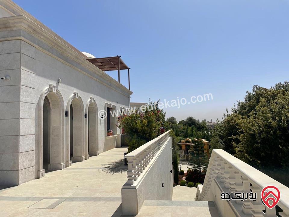 قصر فاخر مساحة البناء 2000م على أرض 2 دونم و 650م للبيع في عمان - دابوق 