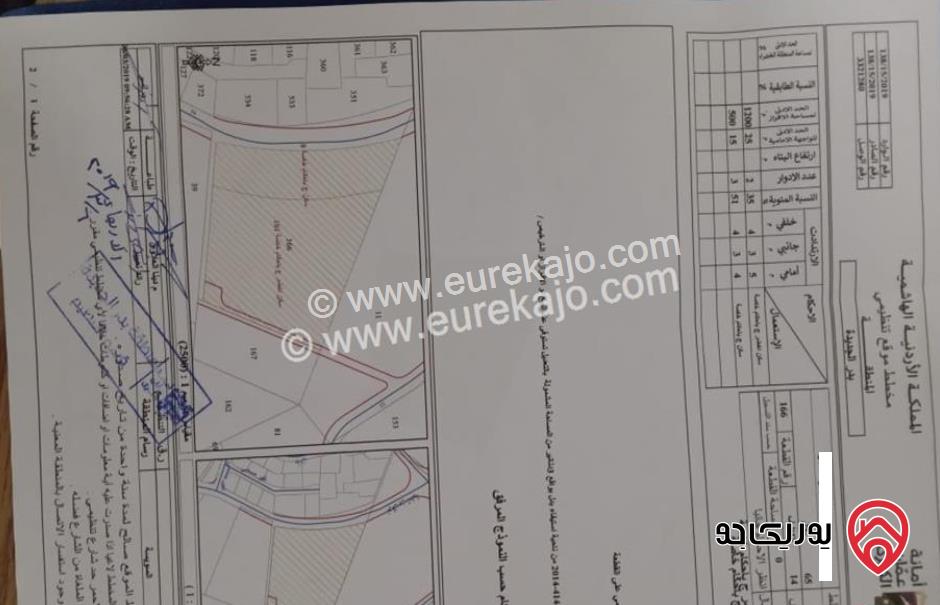 أرض مساحة 8600م للبيع في عمان - بلال