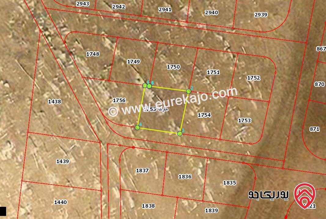 قطعة أرض مساحة 321م للبيع من اراضي شرق عمان - ماركا واجهة على الشارع