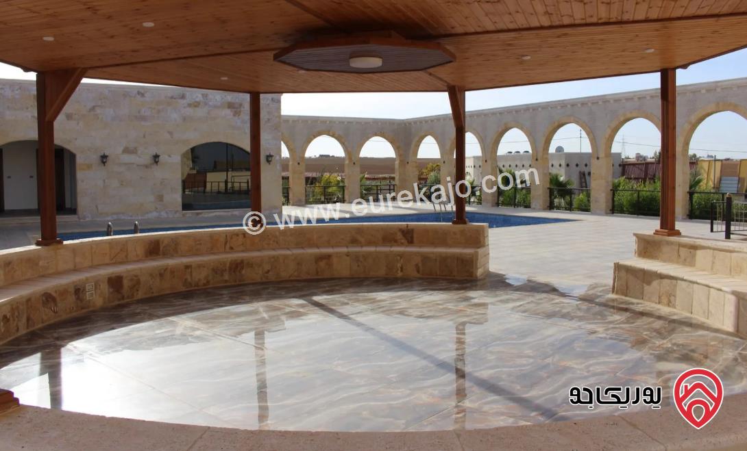 مزرعة مساحة الأرض 4000م والبناء 160م للبيع في عمان - حوارة	