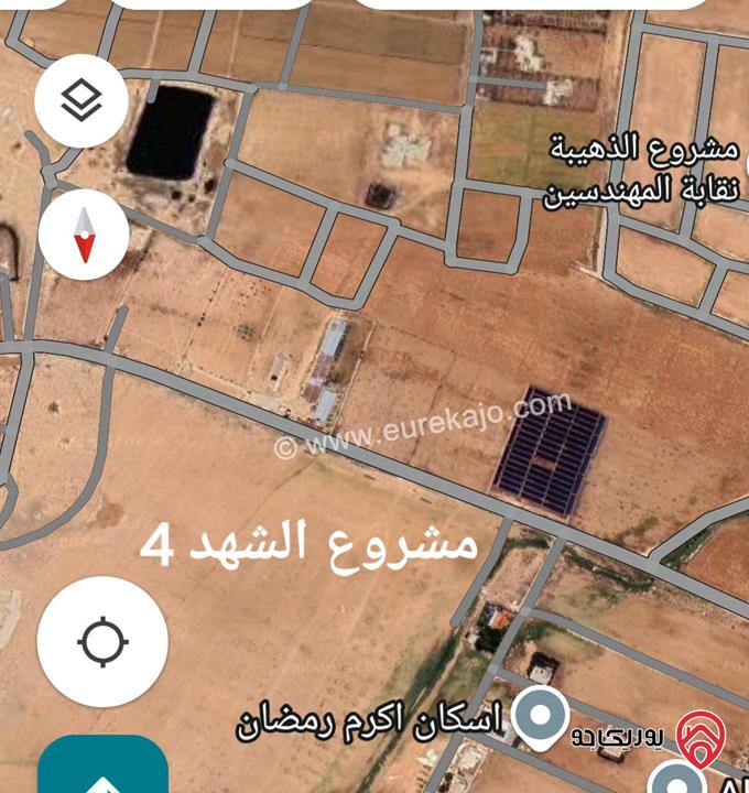 قطعة أرض مميزة مساحة 10 دونم للبيع في عمان - الذهيبة الغربية خربة الذهيبة الشمالية مقابل مشروع الشهد