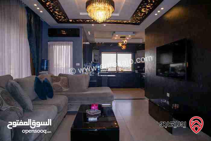 شقة مفروشة مساحة 160م طابق ثالث للايجار مفروشة في عمان - طريق المطار 