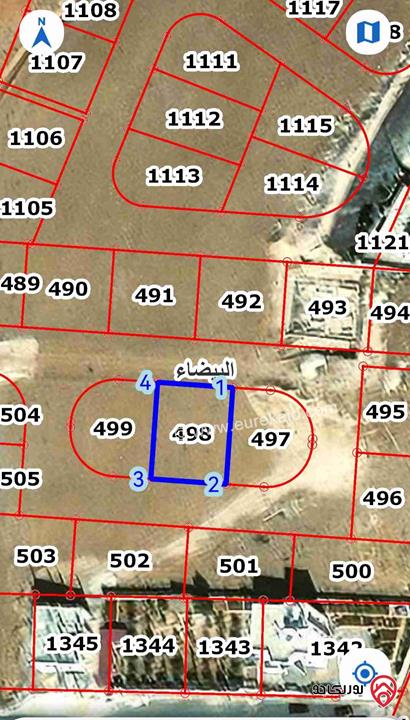 ارض استثمارية مساحة 510م للبيع في عمان - البيضاء