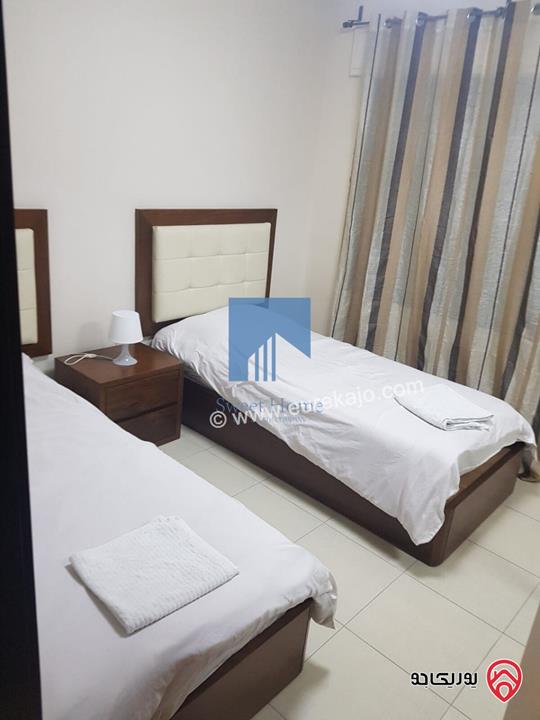 شقة أرضية مفروشة فاخرة للبيع في جبل عمان - مقابل رئاسة الوزراء وقرب فندق عمان ويست 100م مع ترسات 110م بسعر مغري