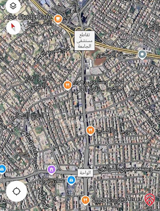 ارض تجاري مساحة 2900م تصلح لبناء فندق للبيع في عمان - شارع المدينة المنورة 
