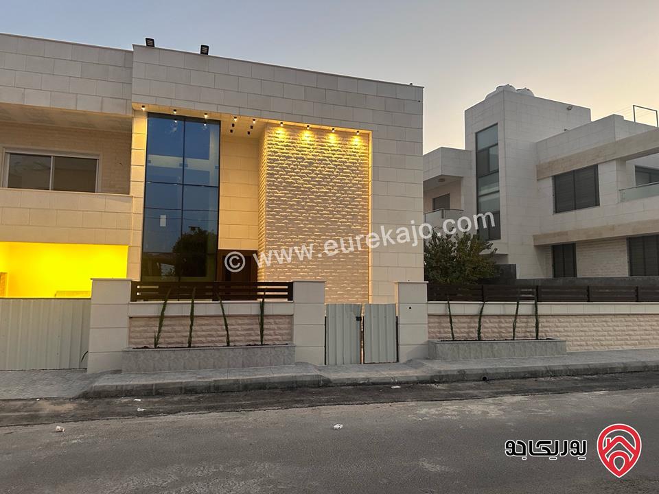 فيلا مساحة 510م على أرض 579م للبيع في عمان - مرج الحمام بلعاس قيد الانشاء