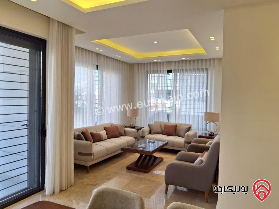 شقة ارضية مفروشة مساحة 170م للايجار في عمان - دير غبار