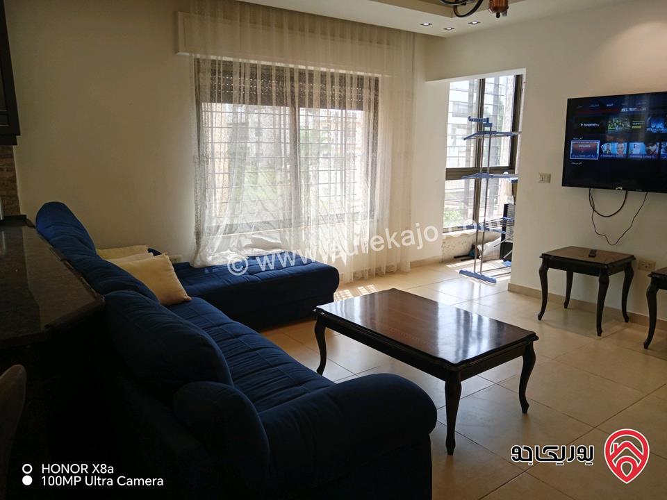 شقة أرضية مساحة 103م للايجار مفروشة في عمان - الرابية 