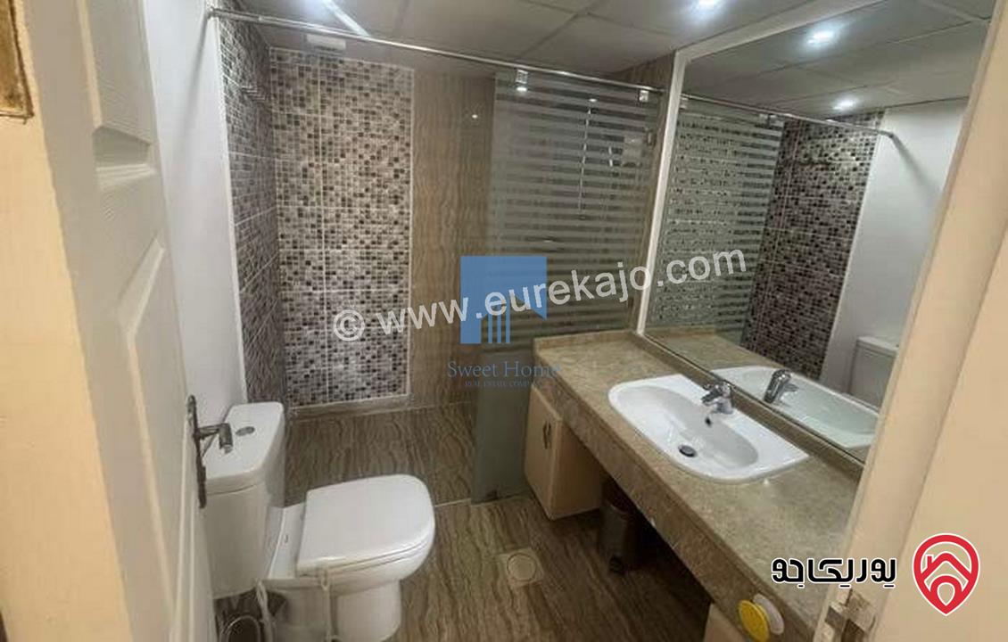 شقة استثمارية مفروشة فاخرة للبيع في جبل عمان - قرب السفارة الفلسطينية طابق ثالث 95م بسعر مغري