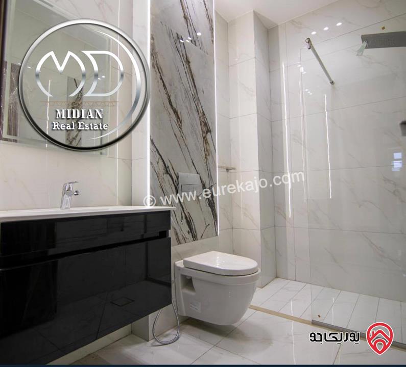 شقة شبه ارضي جديدة للبيع في عمان - تلاع العلي مساحة 185م مع ترس 50م تشطيبات سوبر ديلوكس بسعر مميز جداً