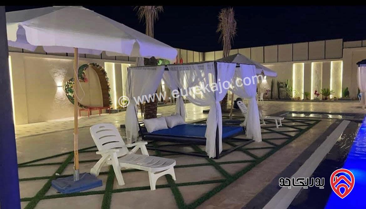 مزرعة Tixos Farm  للايجار اليومي في اربد - المغيّر