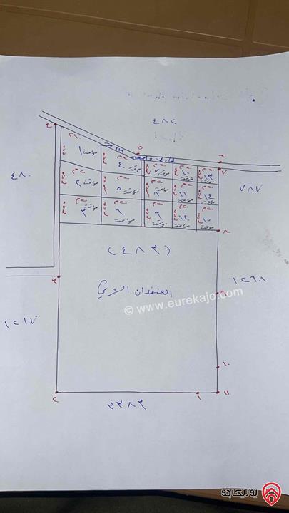 أراضي مساحة 500م للبيع في عمان - الكتيفه 