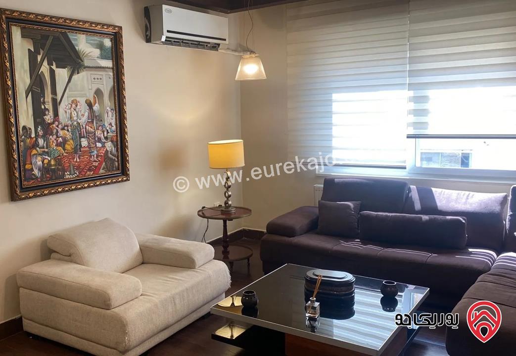 شقة فاخرة مفروشة طابق أول مساحة 185م للايجار في عمان - خلدا