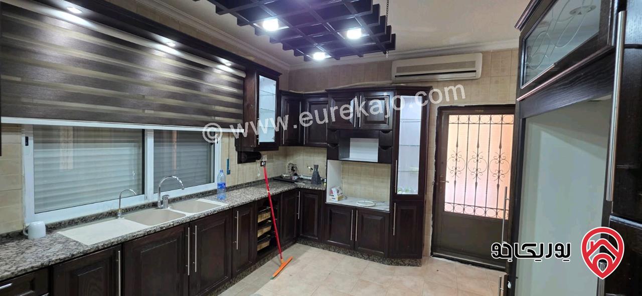 شقة فاخرة طابقية مساحة 224م شبه ارضية على منسوب للبيع في عمان - طبربور  